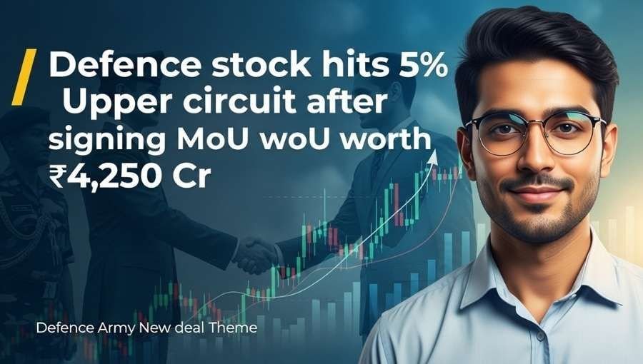 Defence Stock Hit Upper Circuit Got 4250Cr MoU
